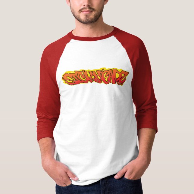 T-shirt Logo rouge de Sickheadz (Devant)