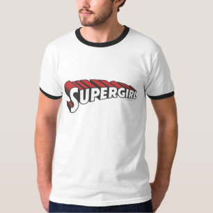 T-shirt Logo rouge et blanc de Supergirl