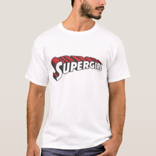 T-shirt Logo rouge et blanc de Supergirl