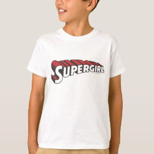 T-shirt Logo rouge et blanc de Supergirl