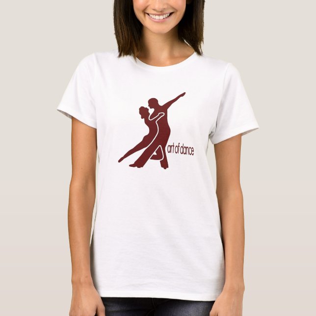 T-shirt Logo rouge foncé - avant seulement (Devant)