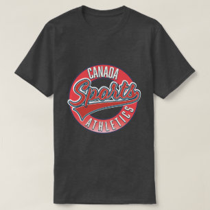 T-shirt Logo rouge sportif du Canada