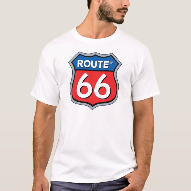 T-shirt Logo Route 66 (Devant)