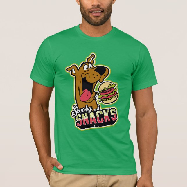 T-shirt Logo Scooby-Doo "Scooby Snacks" (Devant)