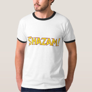 T-shirt Logo Shazam Jaune/Rouge