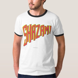 T-shirt Logo Shazam Rouge/Jaune