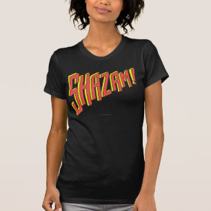 T-shirt Logo Shazam Rouge/Jaune