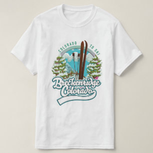 T-shirt Logo ski vintage de Breckenridge, Colorado