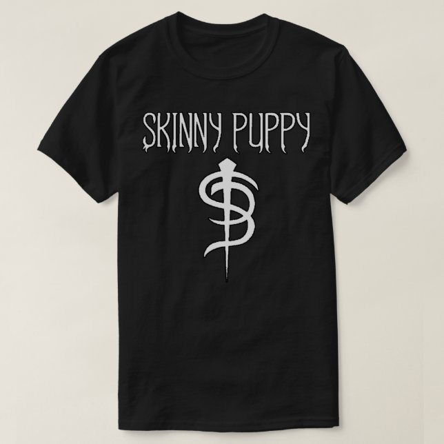 T-shirt logo skinny puppy groupe musique est le meilleur S (Design devant)