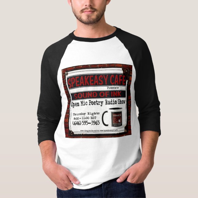 T-shirt Logo SpeakEasy Cafe "Utilisez vos mots" (Devant)