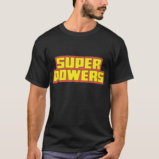 T-shirt Logo Super Powers™ Jaune (Devant)