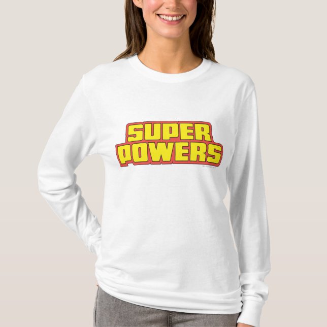 T-shirt Logo Super Powers™ Jaune (Devant)
