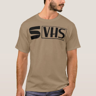 T-shirt Logo Super VHS Media Format