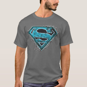 T-shirt Logo Supergirl Barbed Wire and Flowers