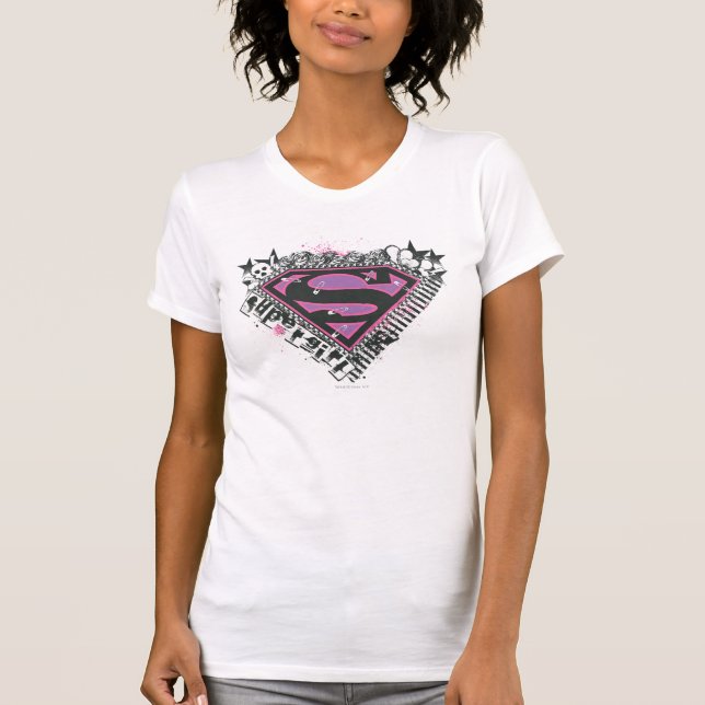 T-shirt Logo Supergirl Pins (Devant)