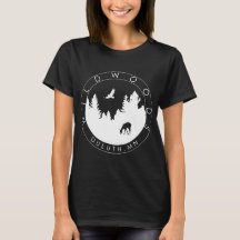 Logo T (couleurs foncées) de Wildwoods des femmes