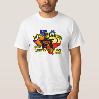 T-shirt Logo T du Texas de hors-la-loi de pays de Wes