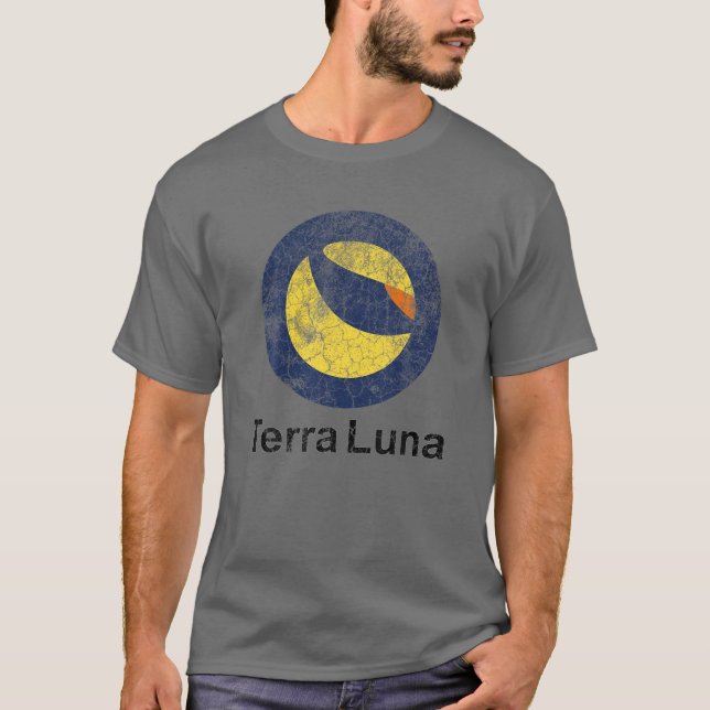 T-shirt Logo Terra LUNA Crypto Distressed (Devant)