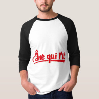 T-shirt Logo Texte L'âne Qui Rit Français