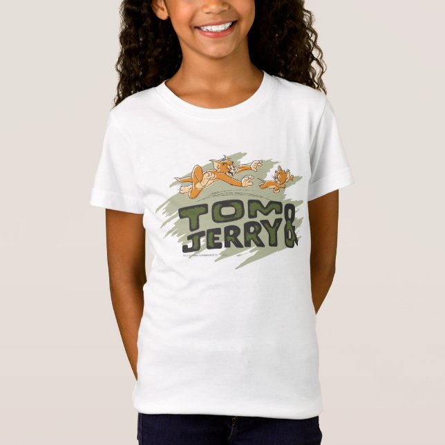T-Shirt Logo Tom et Jerry Chase (Devant)