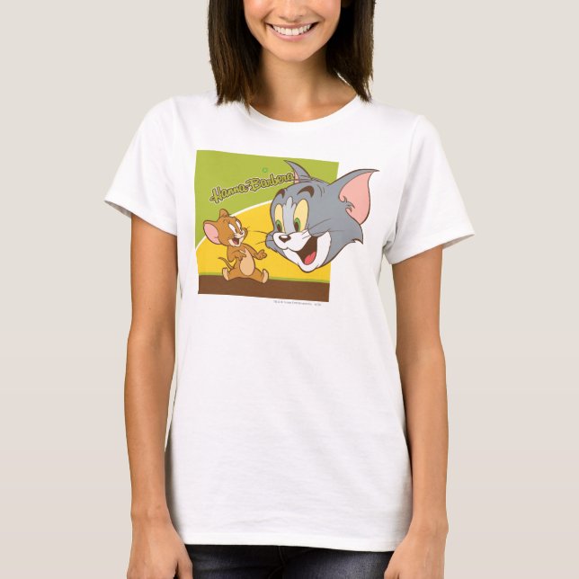 T-shirt Logo Tom et Jerry Hanna Barbera (Devant)