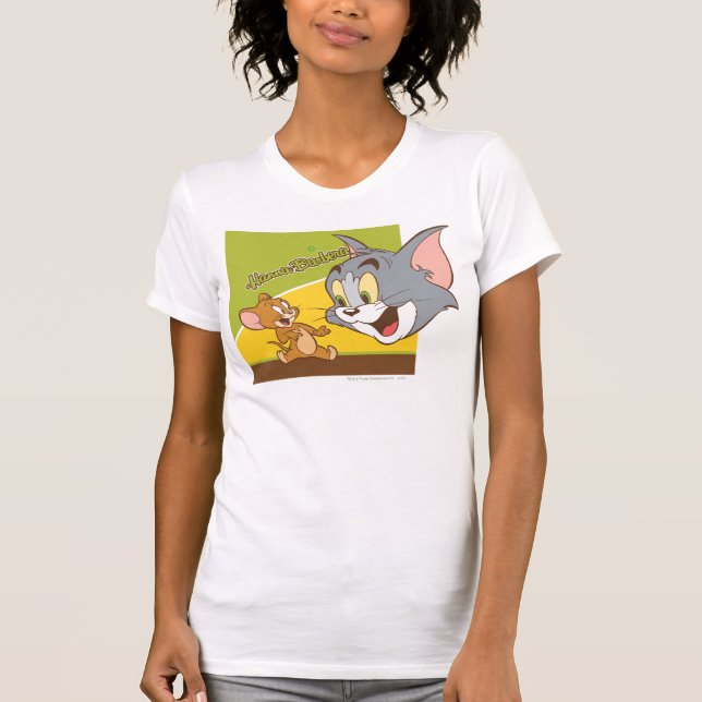 T-shirt Logo Tom et Jerry Hanna Barbera (Devant)