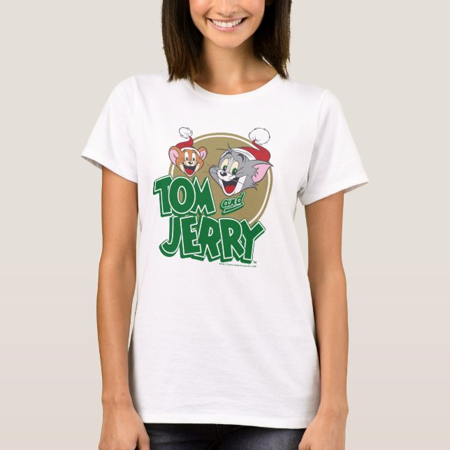T-shirt Logo Tom et Jerry Holiday (Devant)