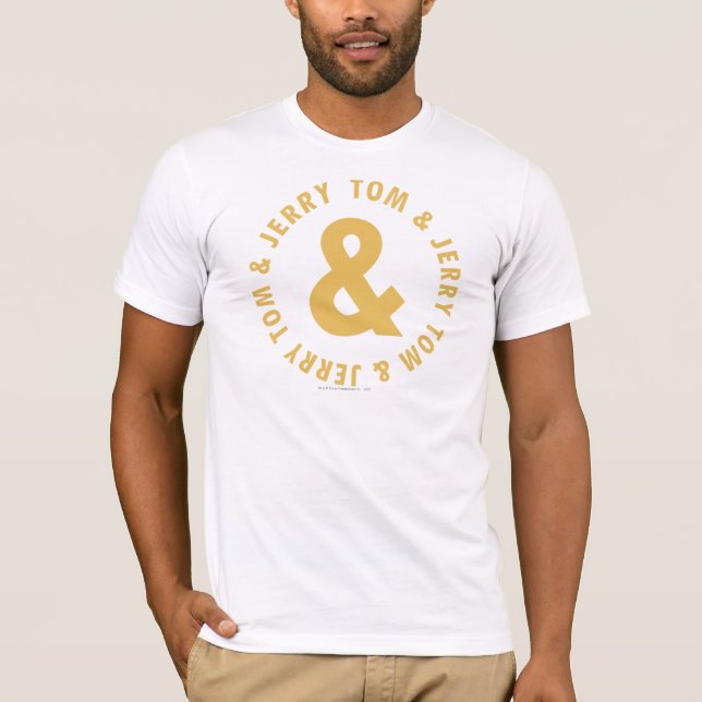 T-shirt Logo Tom et Jerry Round 4 (Devant)