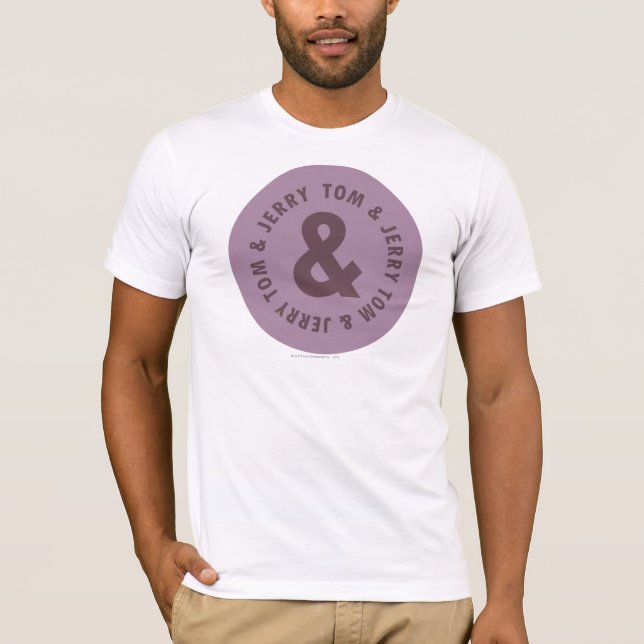 T-shirt Logo Tom et Jerry Round 7 (Devant)