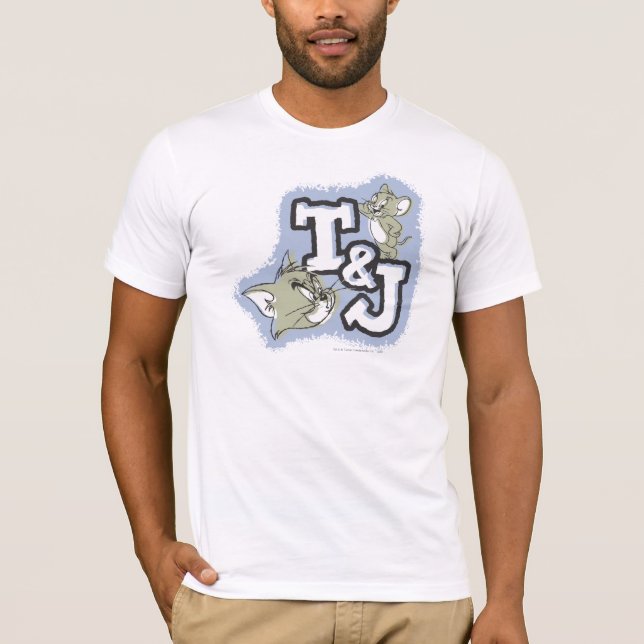 T-shirt Logo Tom et Jerry T&J (Devant)