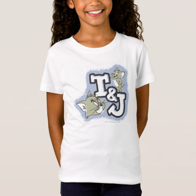 T-Shirt Logo Tom et Jerry T&J (Devant)