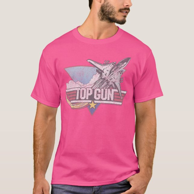 T-shirt Logo Top Gun Jet (Devant)