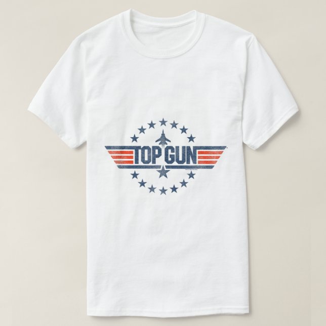 T-shirt Logo Top Gun Star (Design devant)