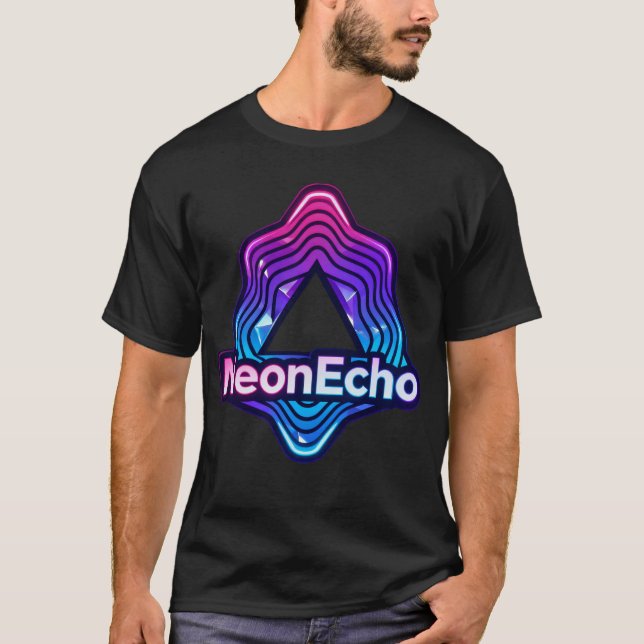 T-shirt Logo Triangle Futuriste (Devant)