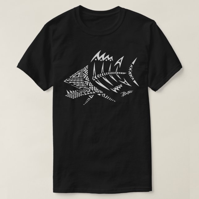 T-shirt Logo tribal de mauvais thon (Design devant)