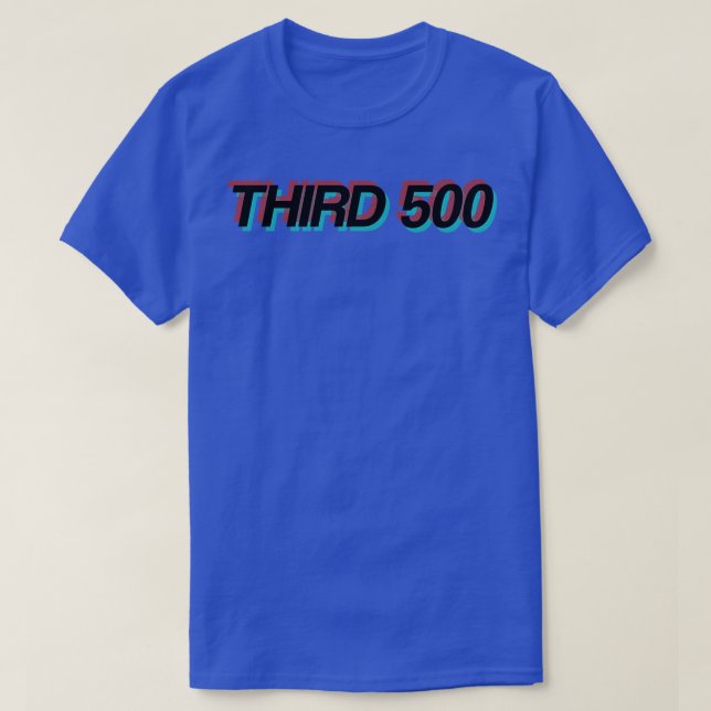 T-shirt Logo TROISIÈME 500 (Design devant)