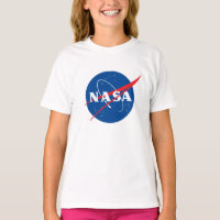 Logo Ultimate NASA Rocket White Cotton Girls’