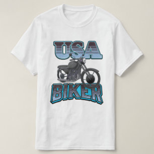 T-shirt Logo USA Biker