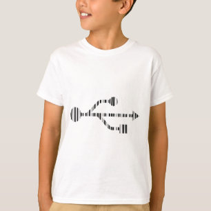 T-shirt LOGO USB CODE BARRE Modèle de code-barres informat