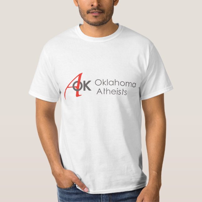 T-shirt Logo variable de style/couleur AOK avec le texte (Devant)