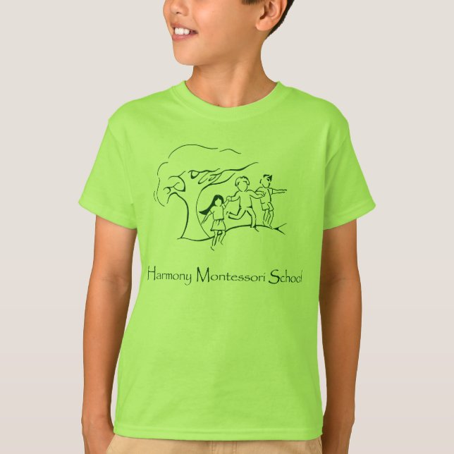 T-shirt Logo vert de voie HMP (Devant)