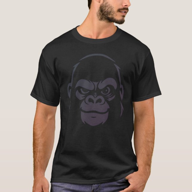 T-shirt Logo vert du studio Stressed Ape (Devant)