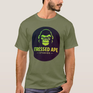 T-shirt Logo vert du studio Stressed Ape