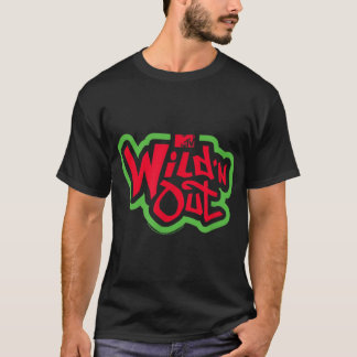 T-shirt Logo vert et rouge de Wild N Out