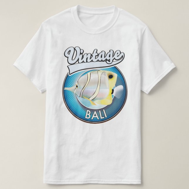 T-shirt Logo vintage Bali rétro (Design devant)