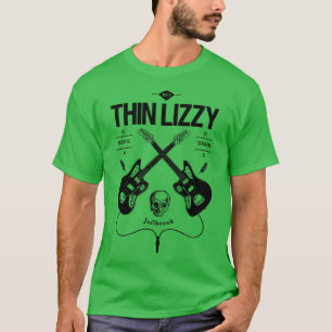 T-shirt Logo Vintage de la guitare fine Lizzy