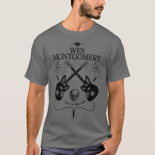 T-shirt Logo Vintage de la Guitare Wes Montgomery