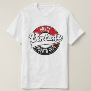 T-shirt Logo vintage de Ponce Porto Rico
