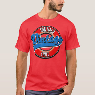 T-shirt Logo vintage Santiago Chili