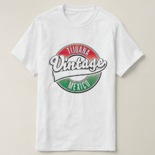 T-shirt Logo vintage Tijuana mexico.